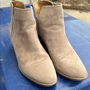 Tan Suede Ankle Boots